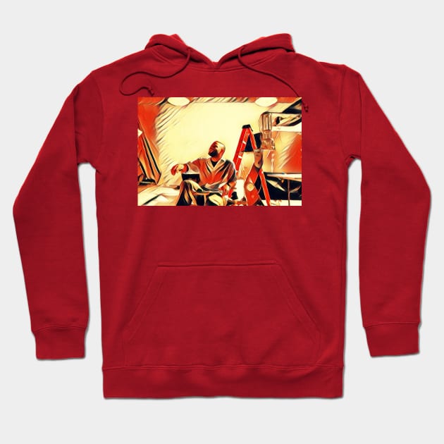 Uncle Oz in Thought Hoodie by Take a Knee 4 Marvel vs DC 